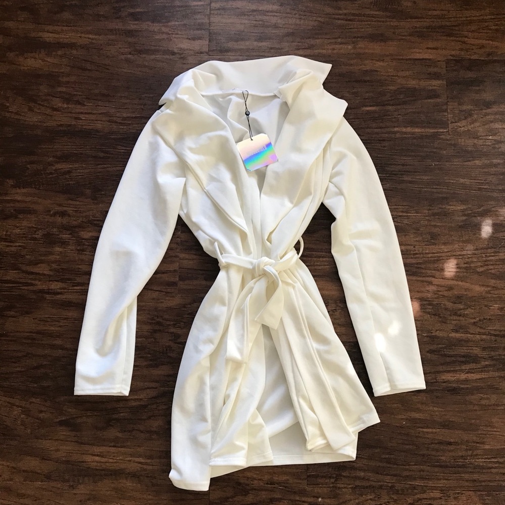 White Blazer Dress